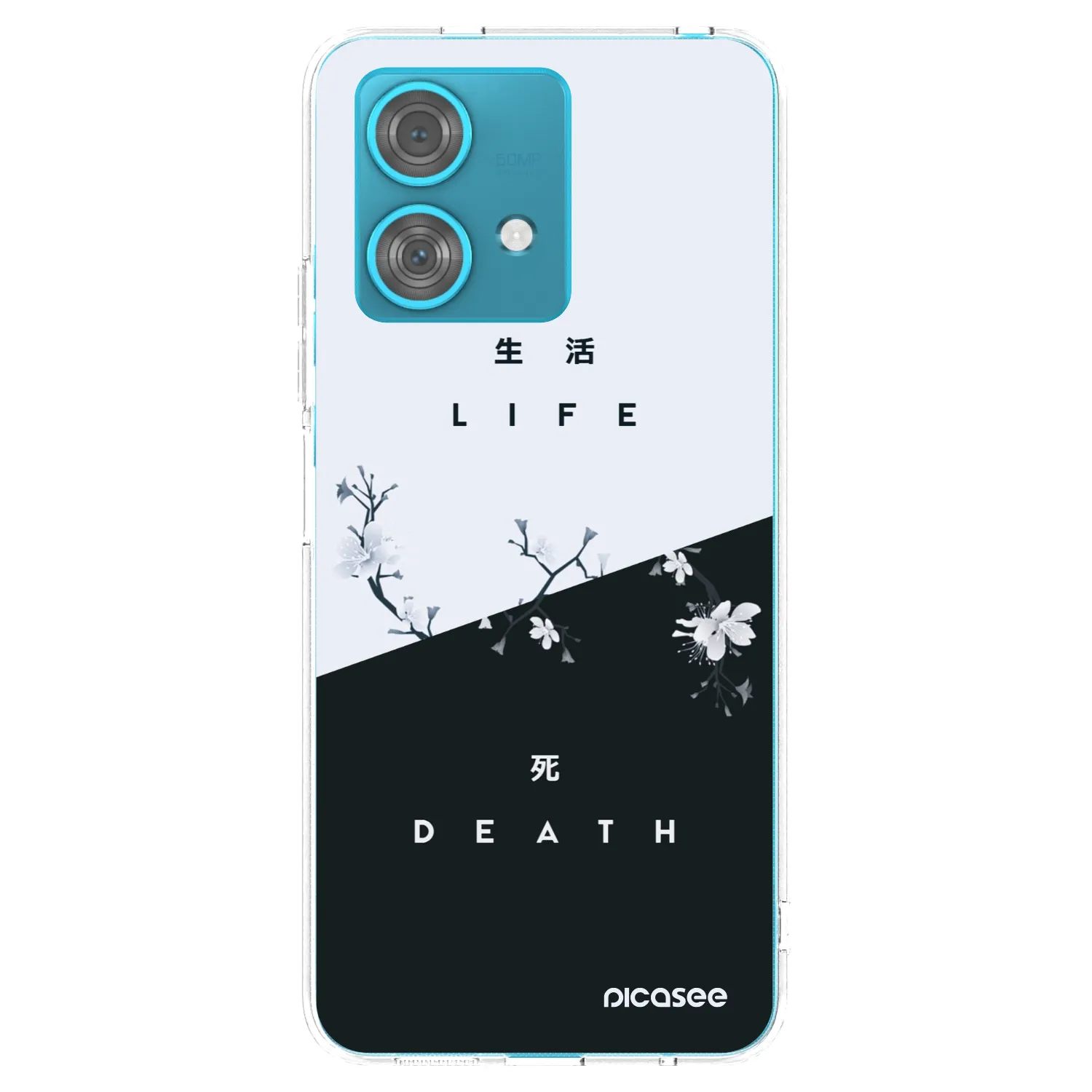 Picasee silikonski prozorni ovitek za Motorola Edge 40 Neo - Life - Death