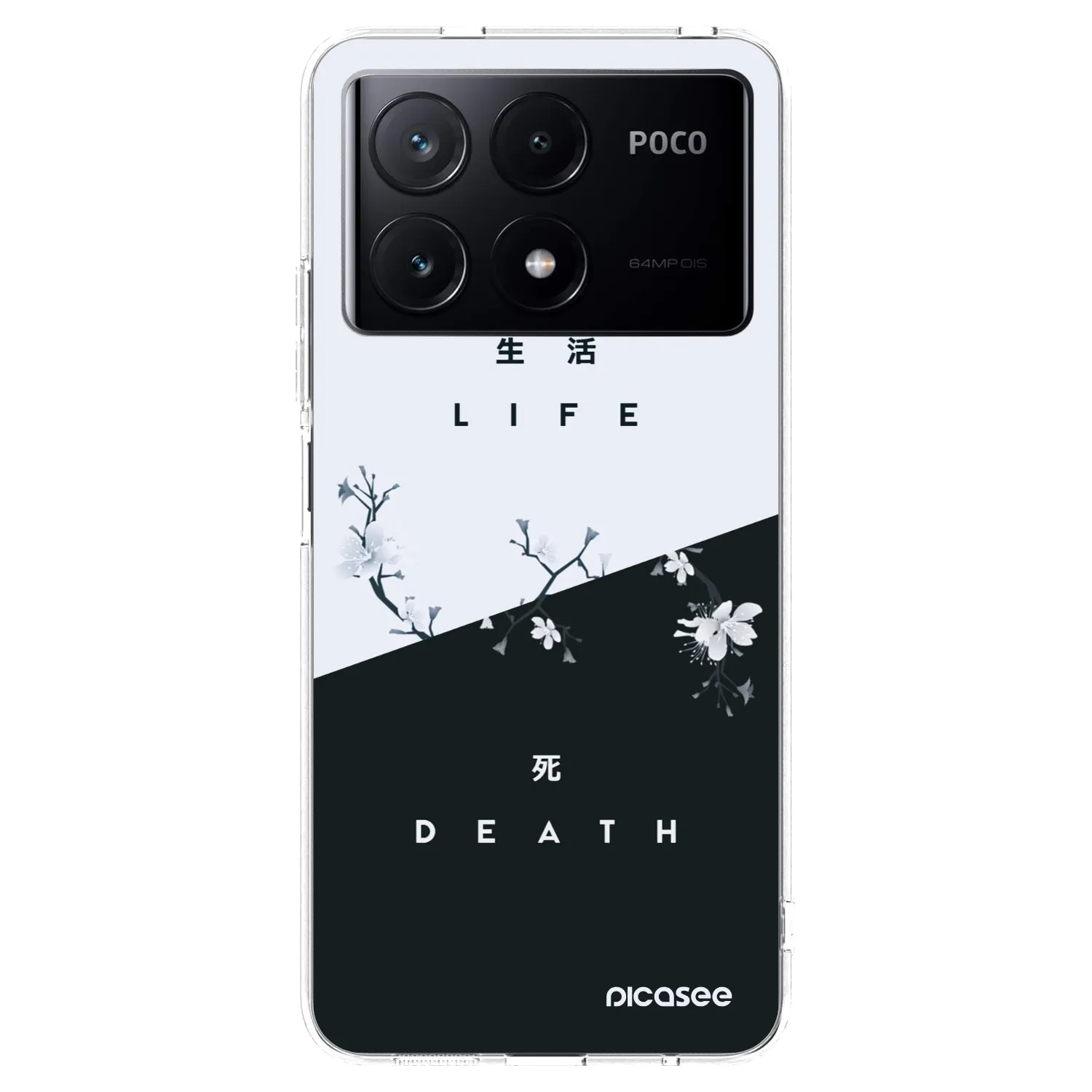 Picasee silikonski prozorni ovitek za Xiaomi Poco X6 Pro - Life - Death
