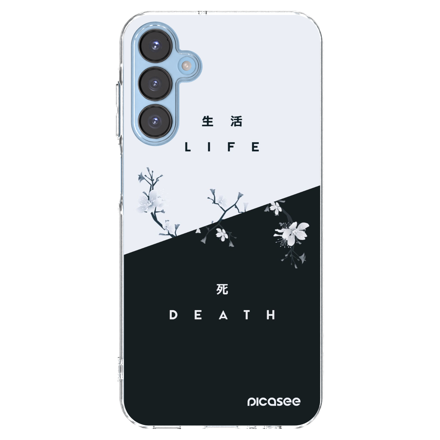 Picasee silikonski prozorni ovitek za Samsung Galaxy A15 A156B 5G - Life - Death