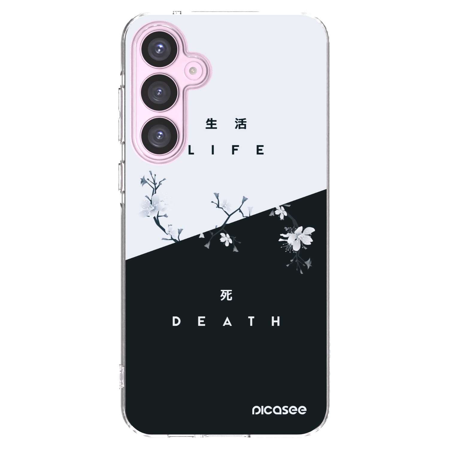 Picasee silikonski prozorni ovitek za Samsung Galaxy A55 5G A556B - Life - Death