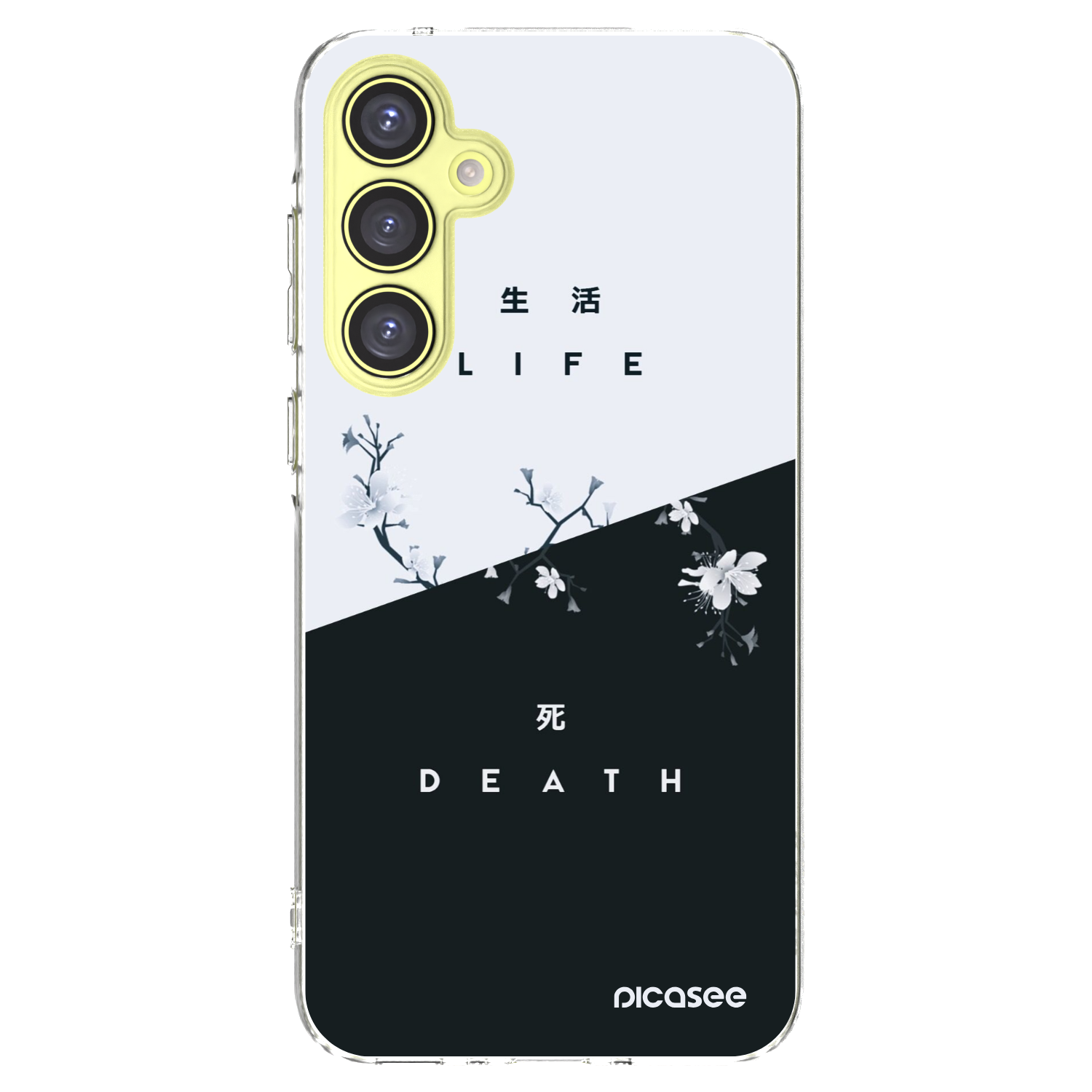 Picasee silikonski prozorni ovitek za Samsung Galaxy A35 5G A356B - Life - Death