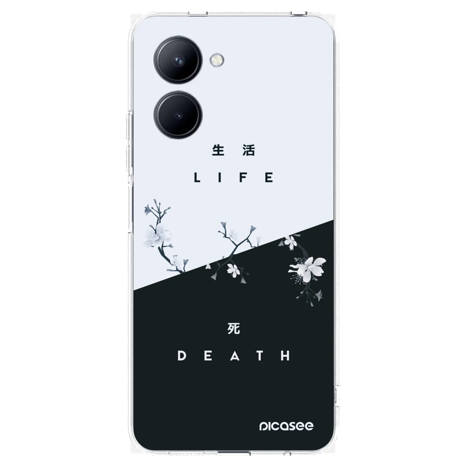 Picasee silikonski prozorni ovitek za Realme C33 (2023) - Life - Death