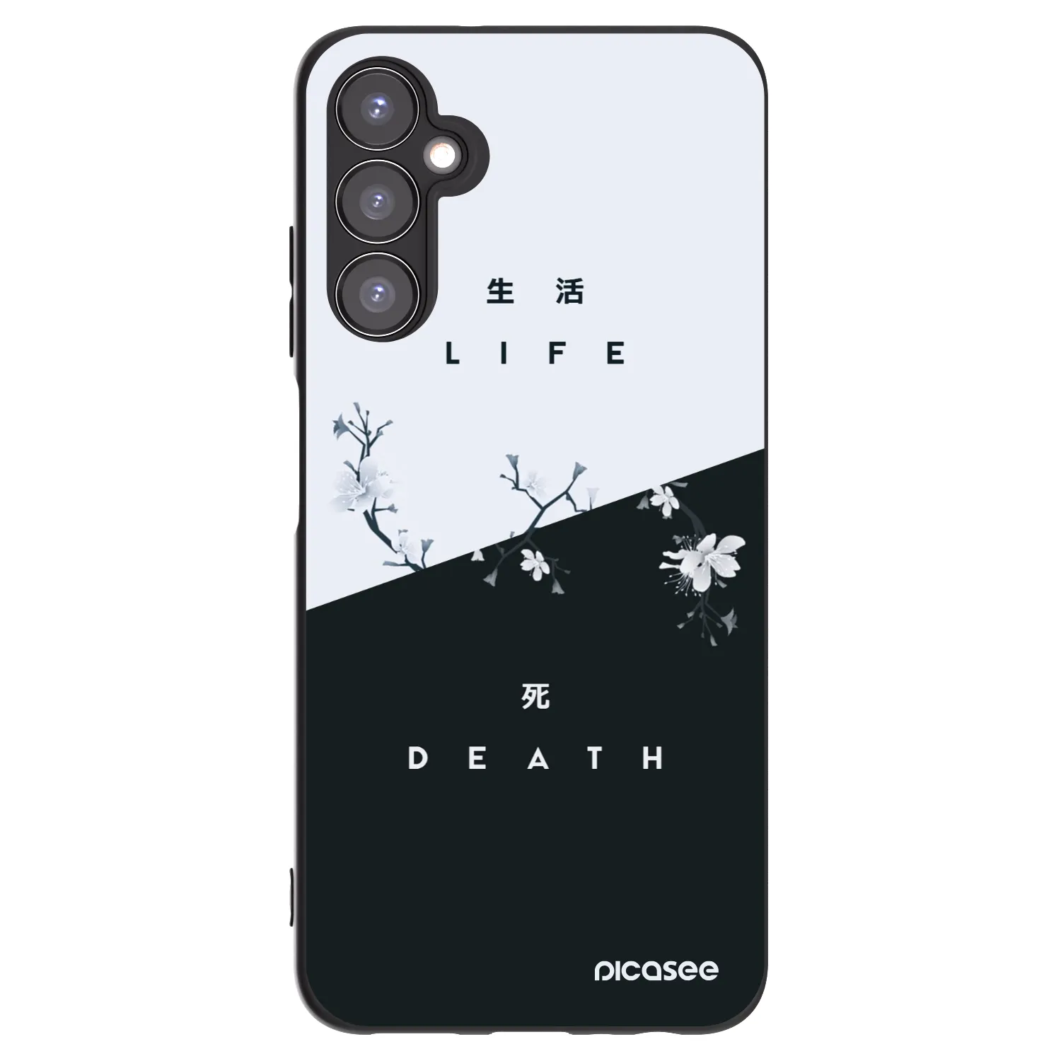Picasee silikonski črni ovitek za Samsung Galaxy A05s A057G - Life - Death