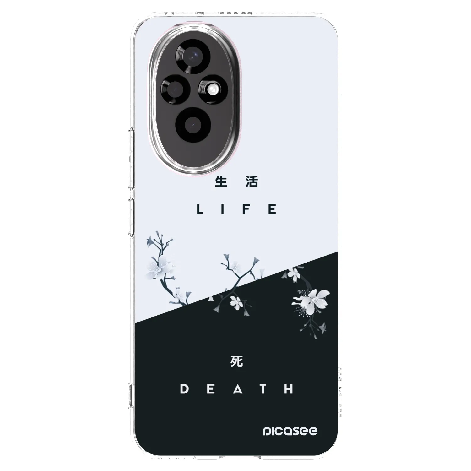 Picasee silikonski prozorni ovitek za Honor 200 Pro 5G - Life - Death