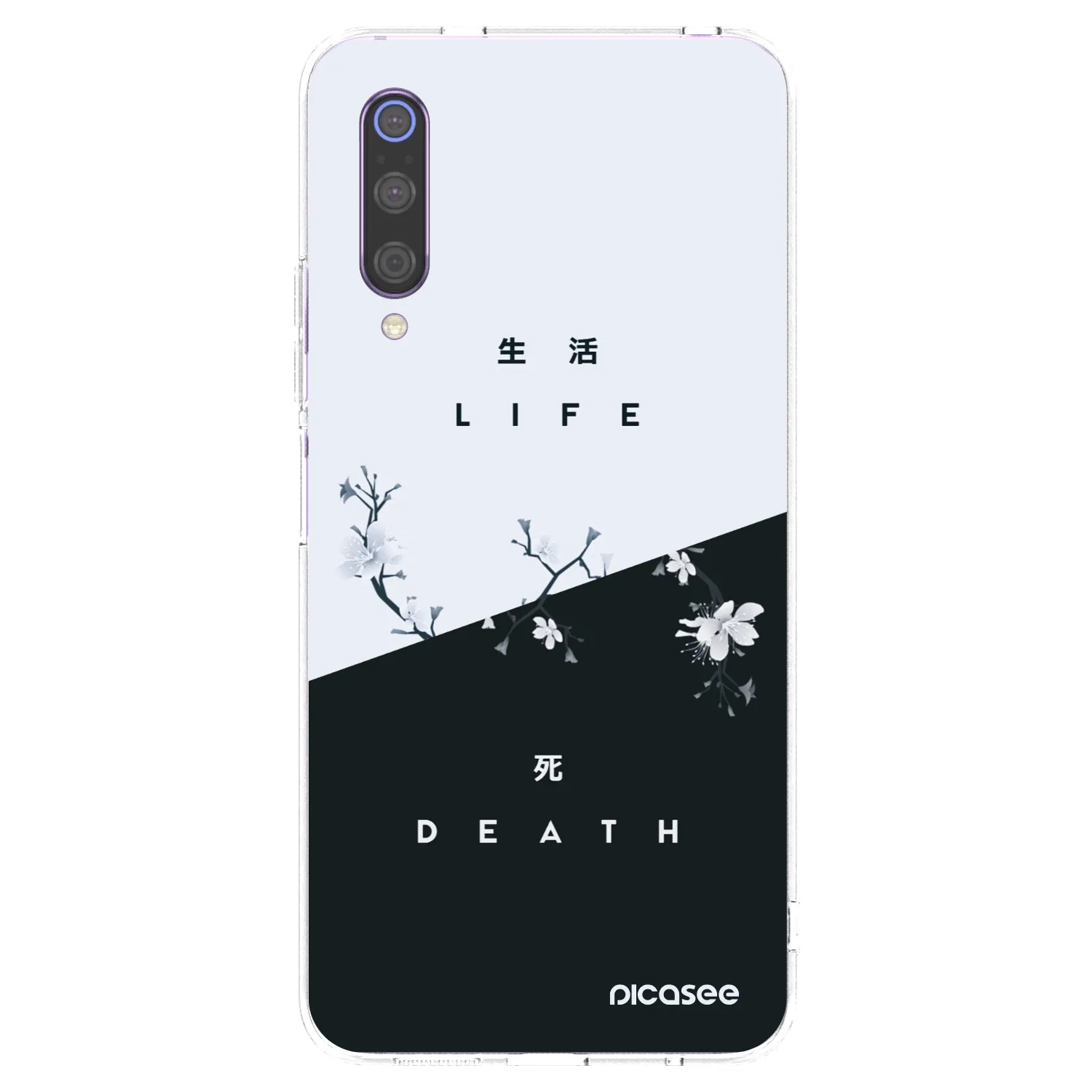 Picasee silikonski prozorni ovitek za Xiaomi Mi 9 - Life - Death