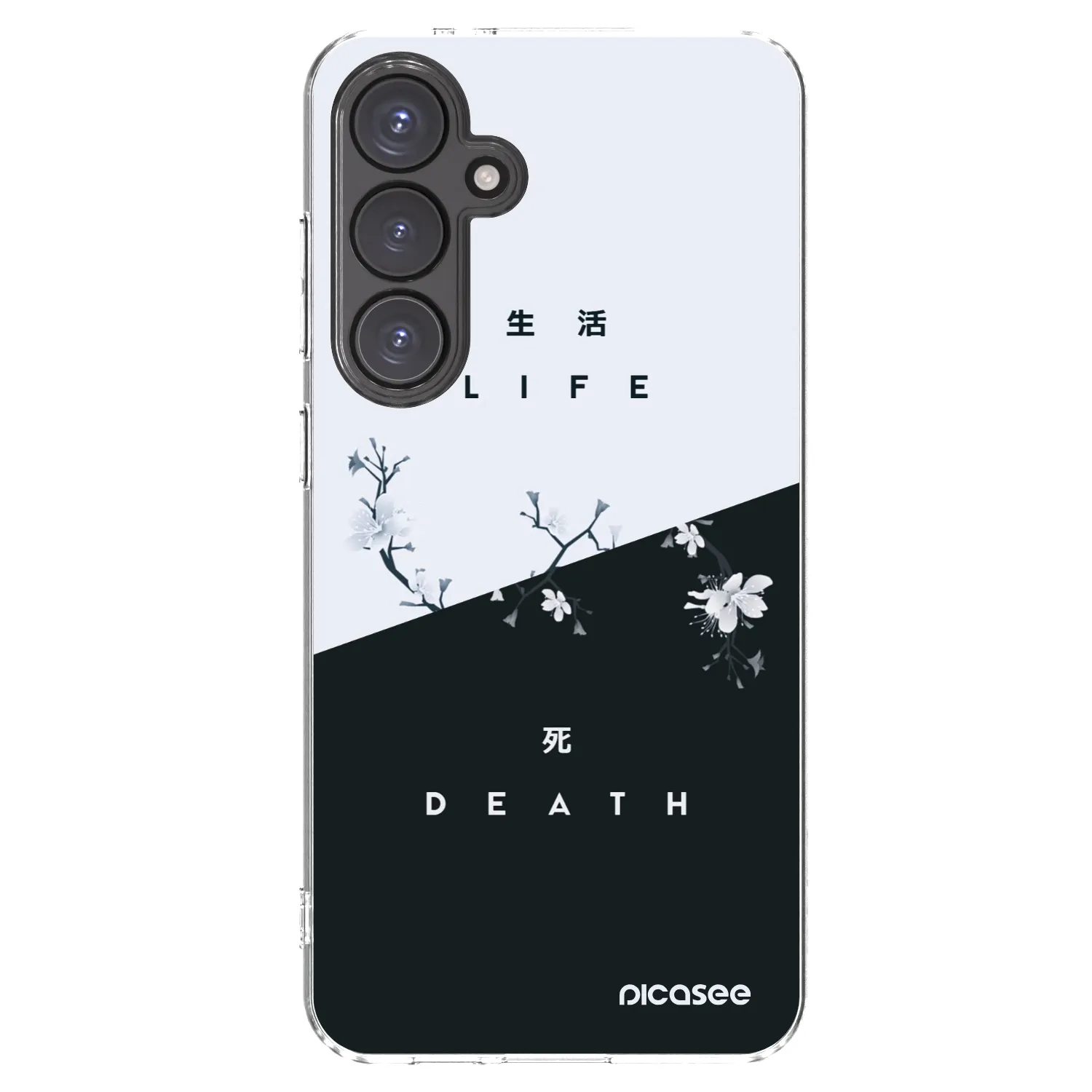 Picasee silikonski prozorni ovitek za Samsung Galaxy S24 FE S721B - Life - Death