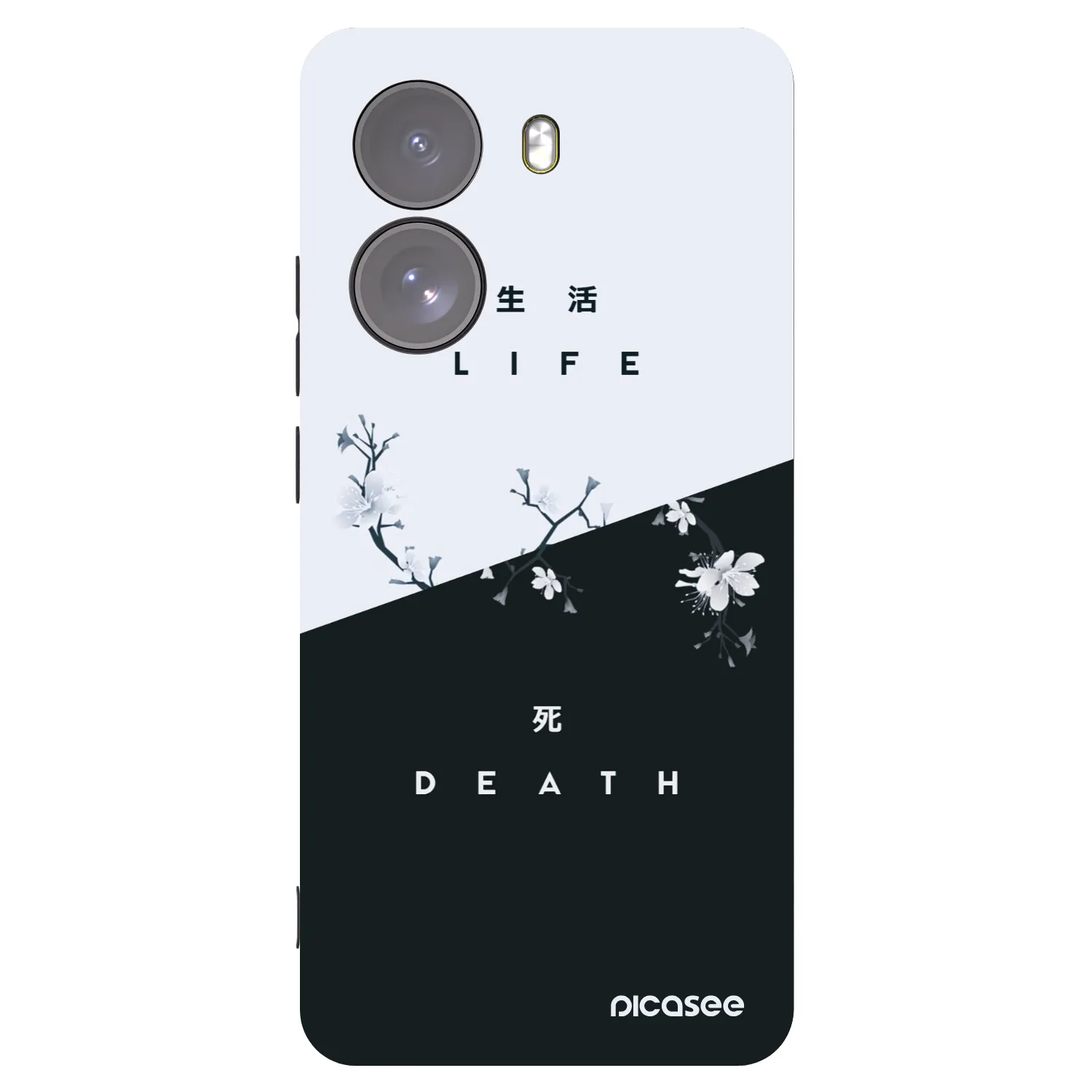 Picasee silikonski črni ovitek za Xiaomi Poco X7 - Life - Death