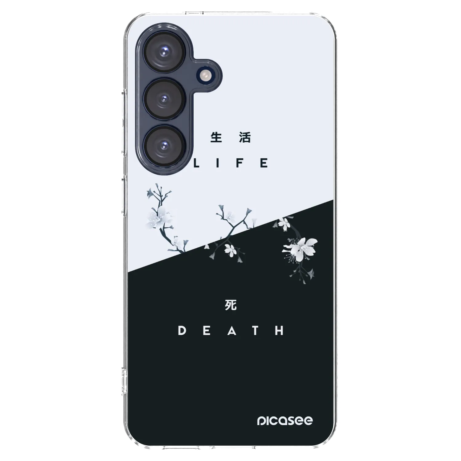 Picasee silikonski prozorni ovitek za Samsung Galaxy S25 5G - Life - Death