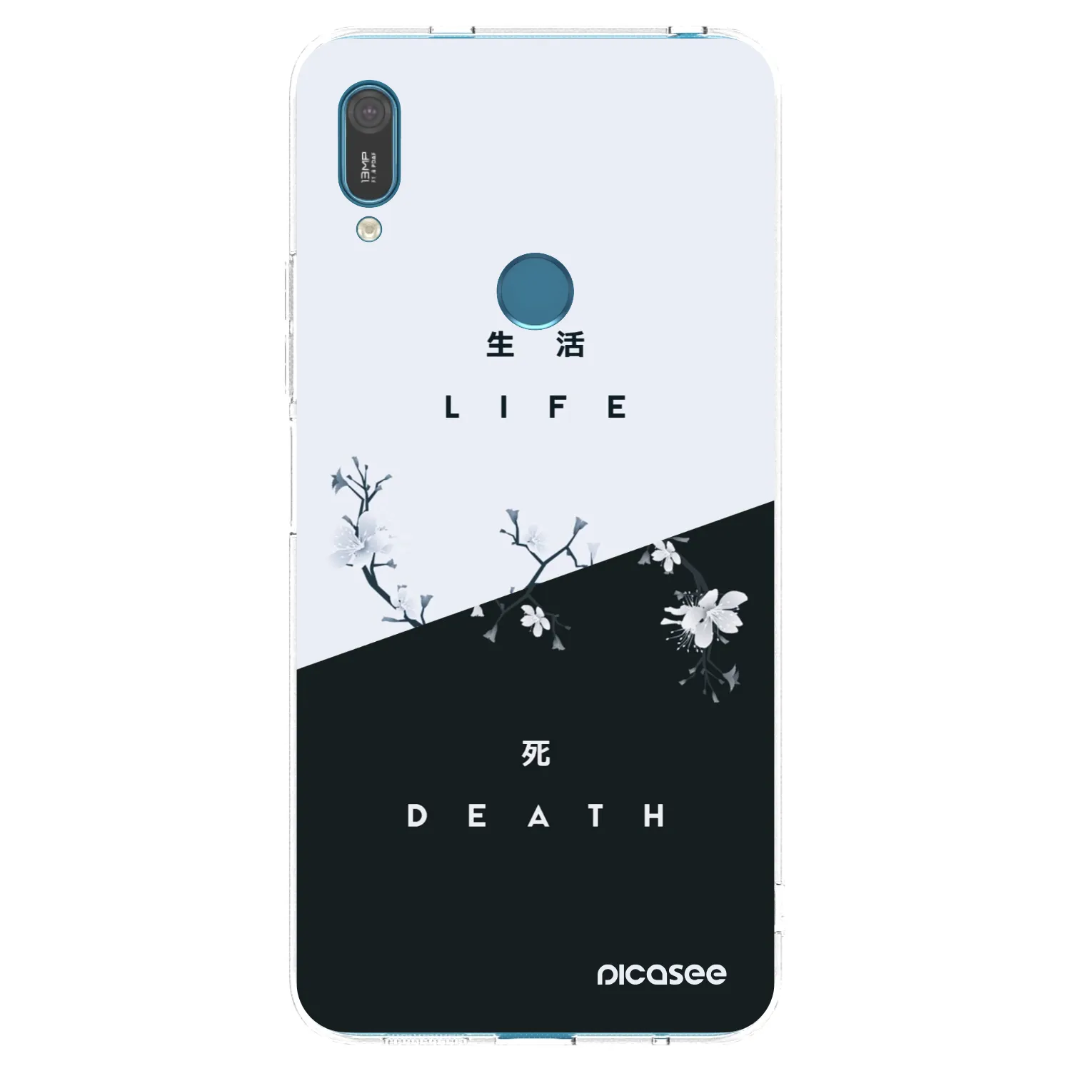Picasee silikonski prozorni ovitek za Huawei Y7 2019 - Life - Death