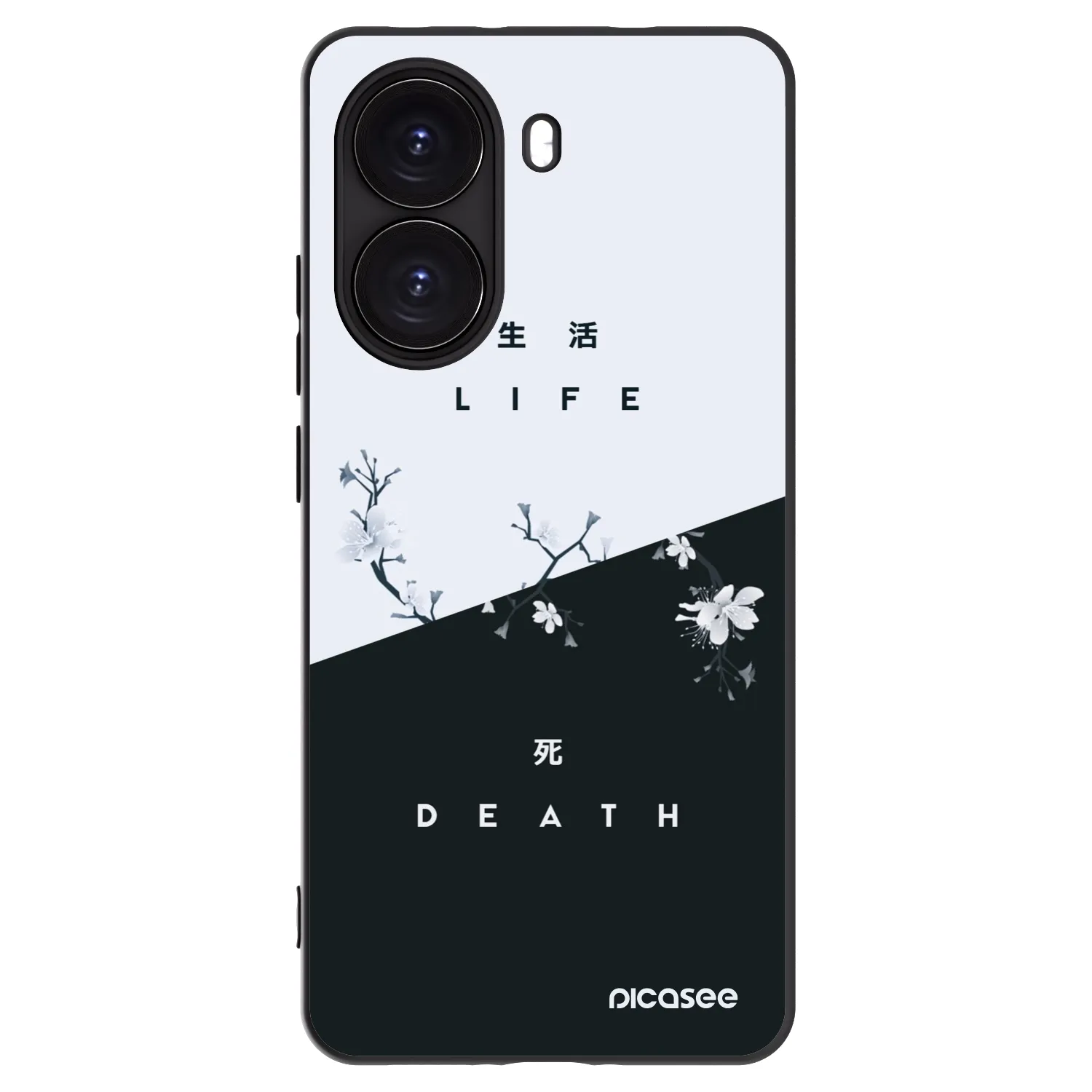 Picasee silikonski črni ovitek za Xiaomi Poco X7 Pro 5G - Life - Death