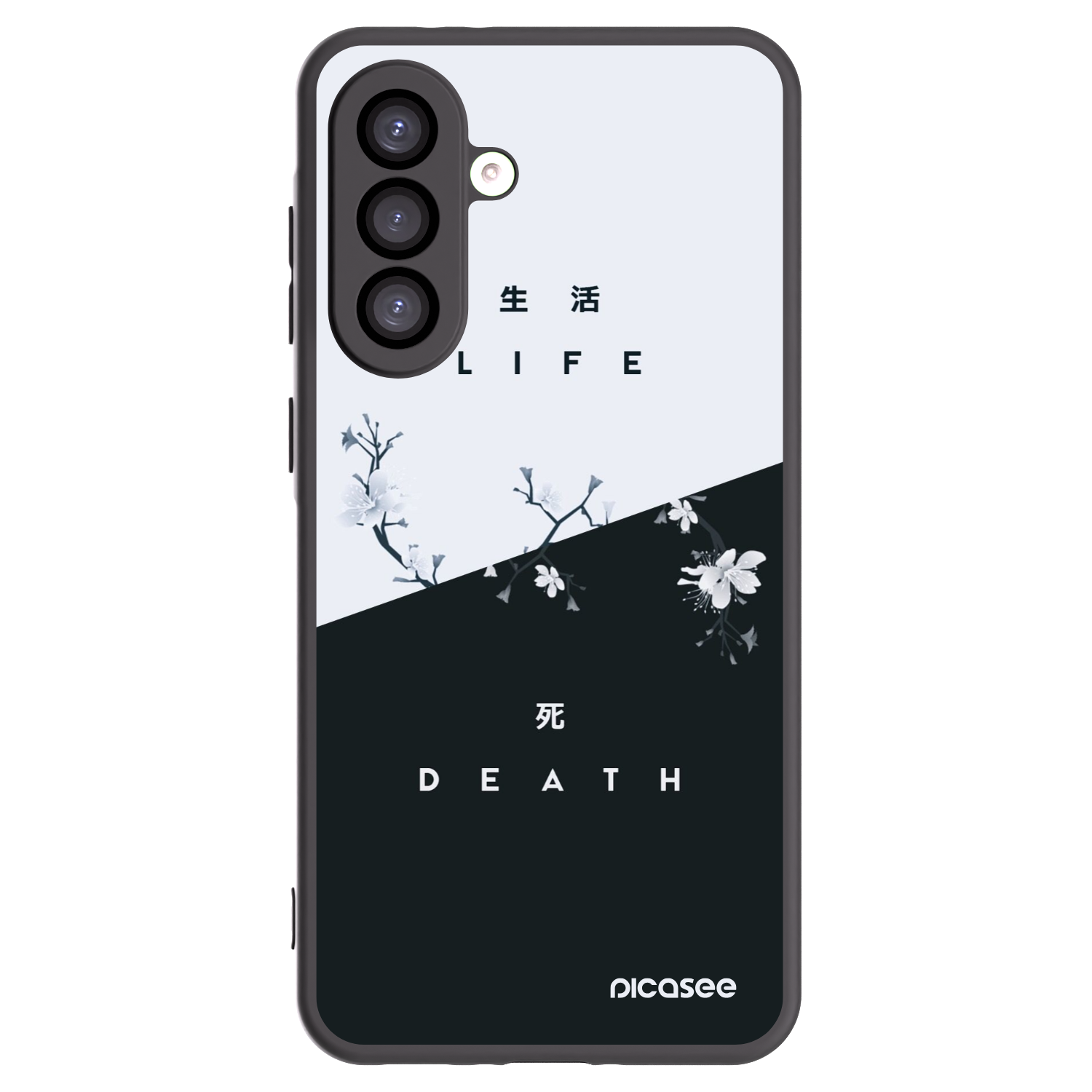 Picasee silikonski črni ovitek za Samsung Galaxy A26 5G A266B - Life - Death