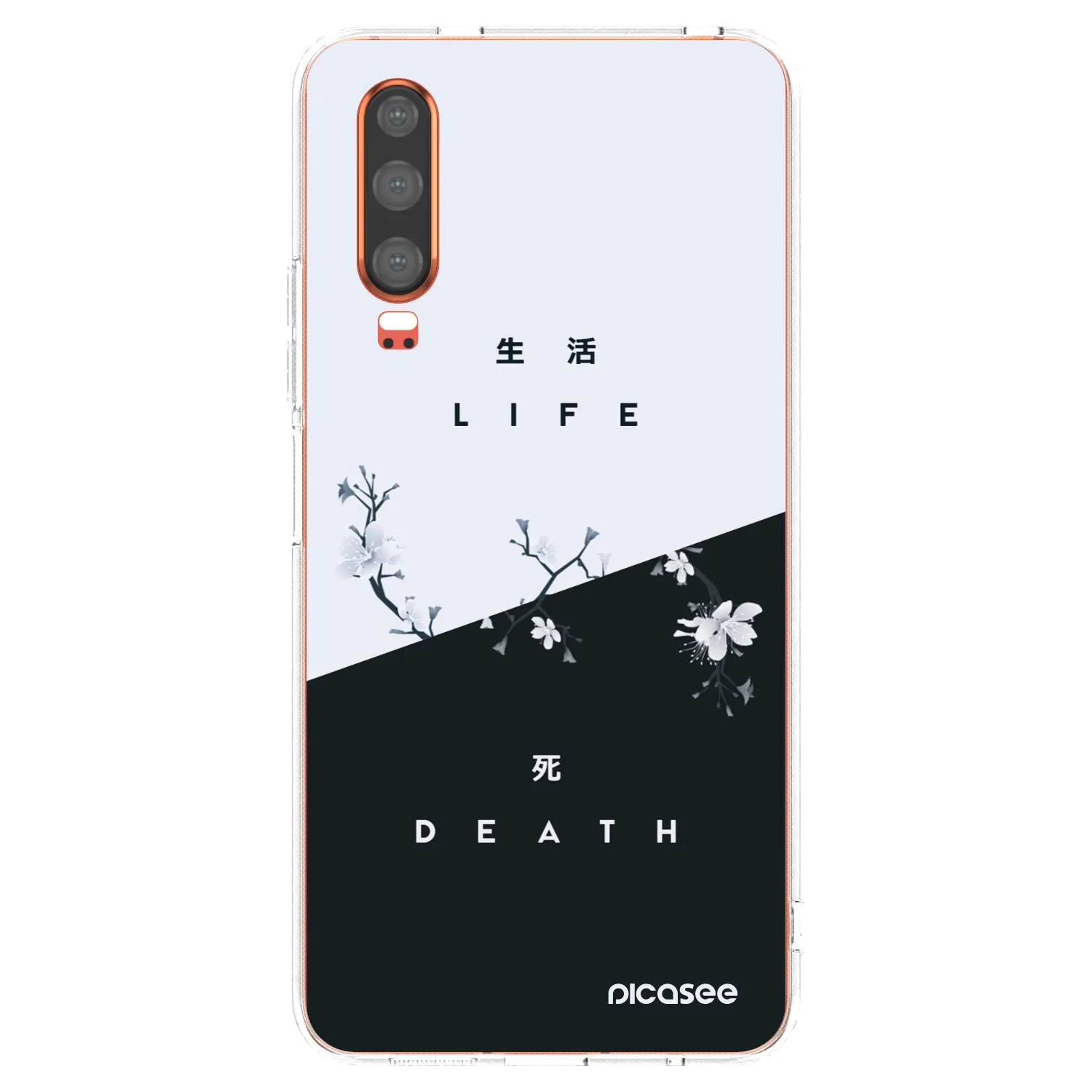 Picasee silikonski prozorni ovitek za Huawei P30 - Life - Death