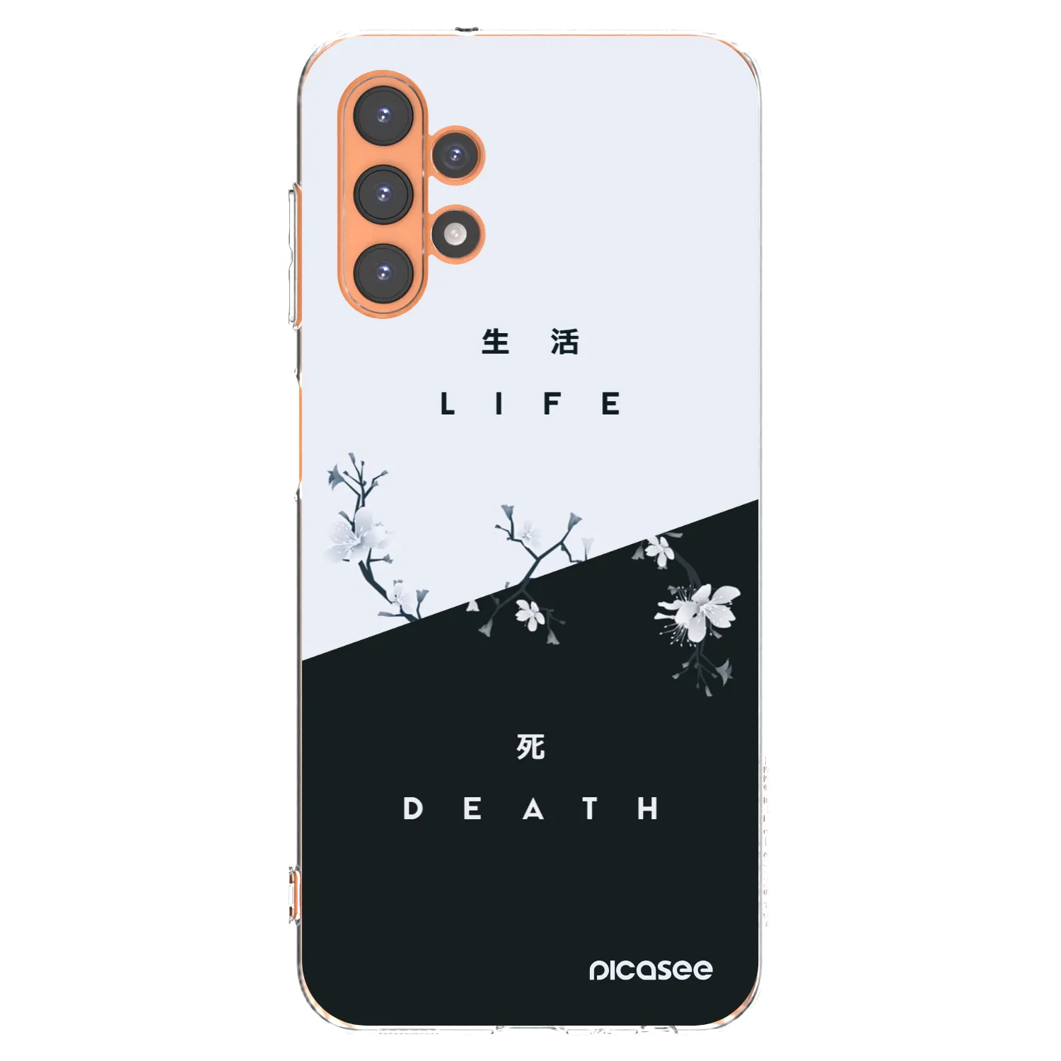 Picasee silikonski prozorni ovitek za Samsung Galaxy A13 5G - Life - Death