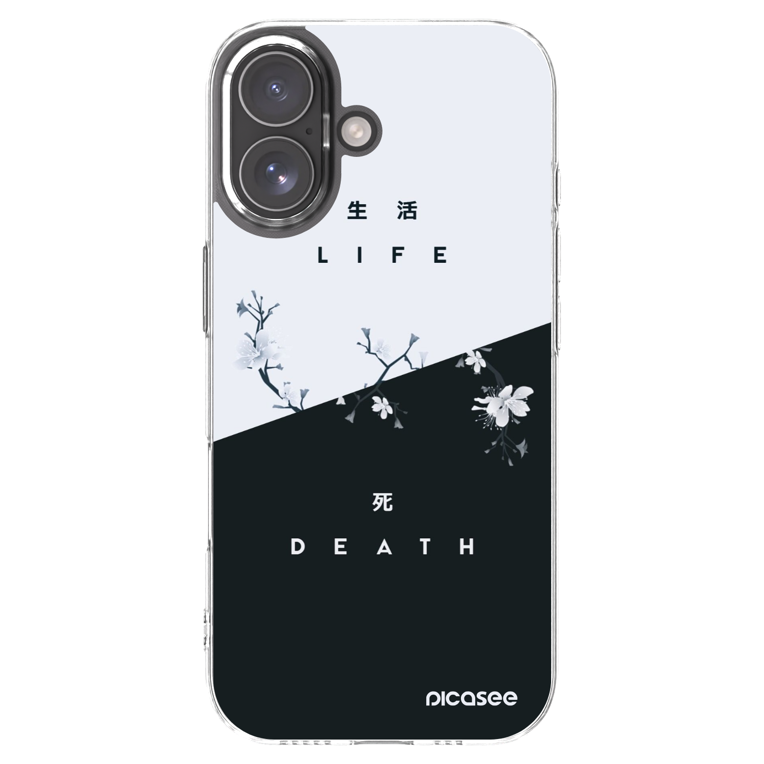 Picasee silikonski prozorni ovitek za Apple iPhone 17 - Life - Death