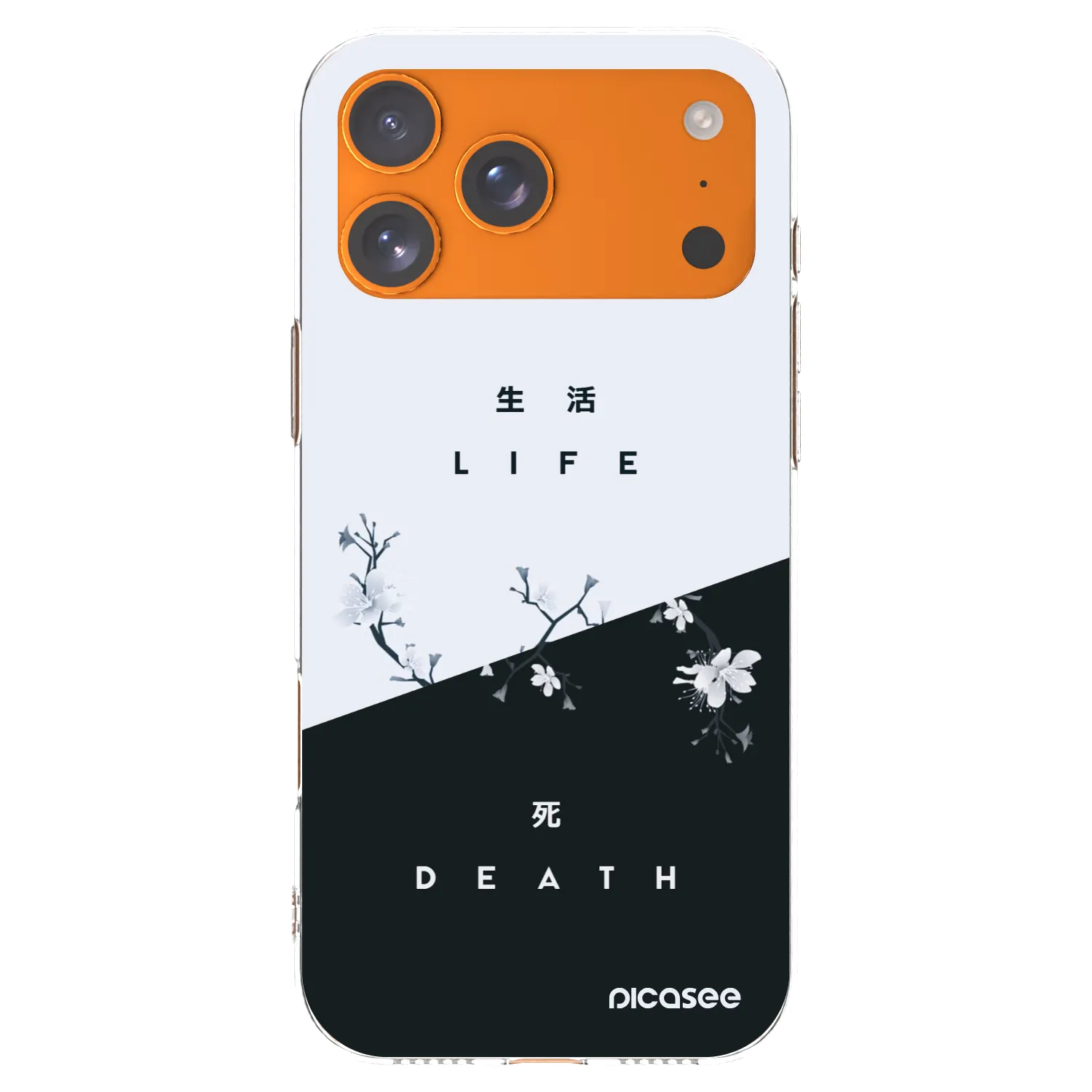 Picasee silikonski prozorni ovitek za Apple iPhone 17 Pro Max - Life - Death