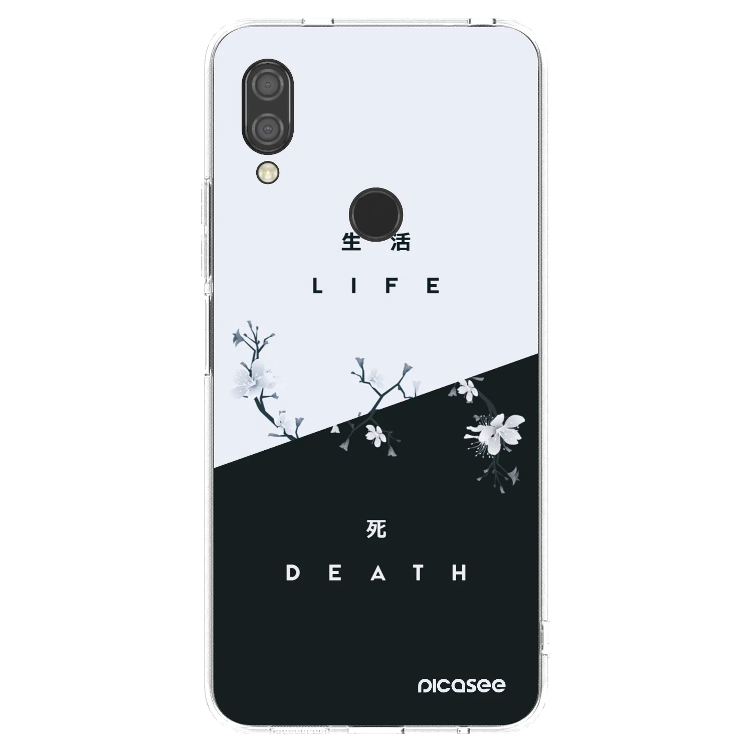 Picasee silikonski prozorni ovitek za Xiaomi Redmi 7 - Life - Death