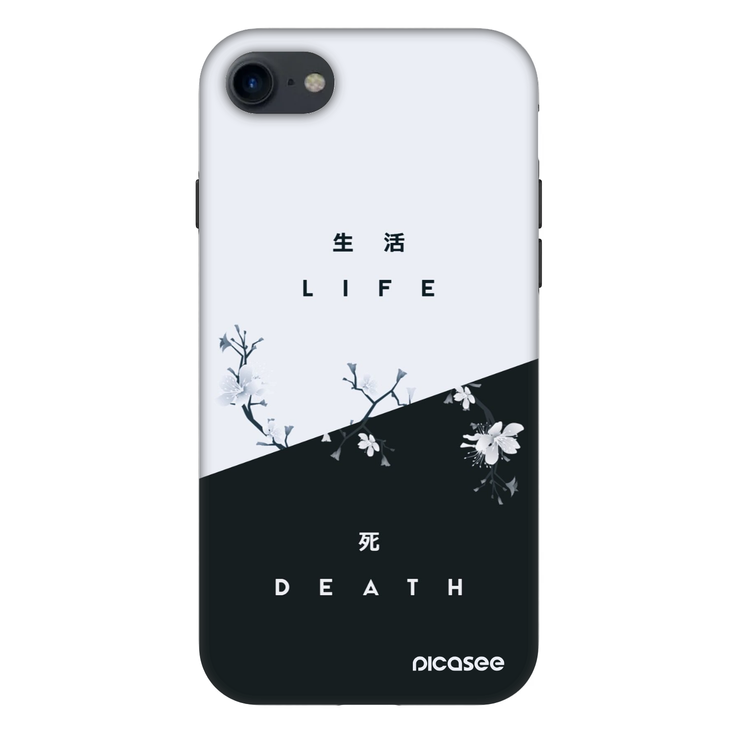 Picasee Fashion Case za Apple iPhone 8 - Life - Death