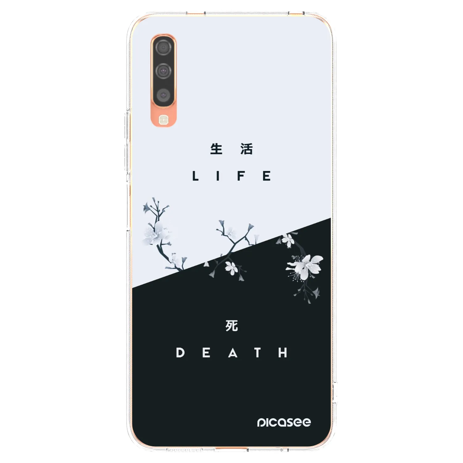 Picasee silikonski prozorni ovitek za Samsung Galaxy A70 A705F - Life - Death