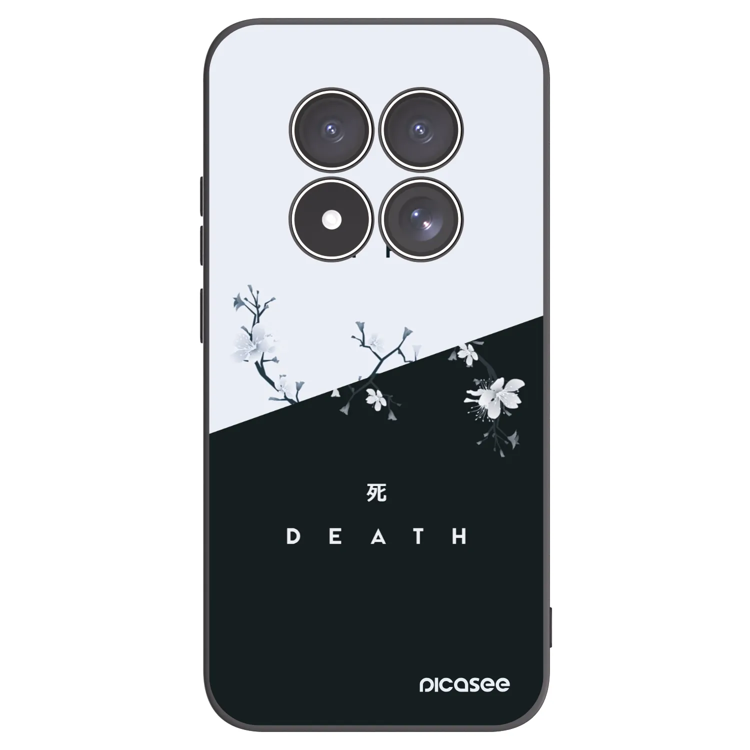 Picasee silikonski črni ovitek za Xiaomi Redmi Note 15 Pro 4G - Life - Death