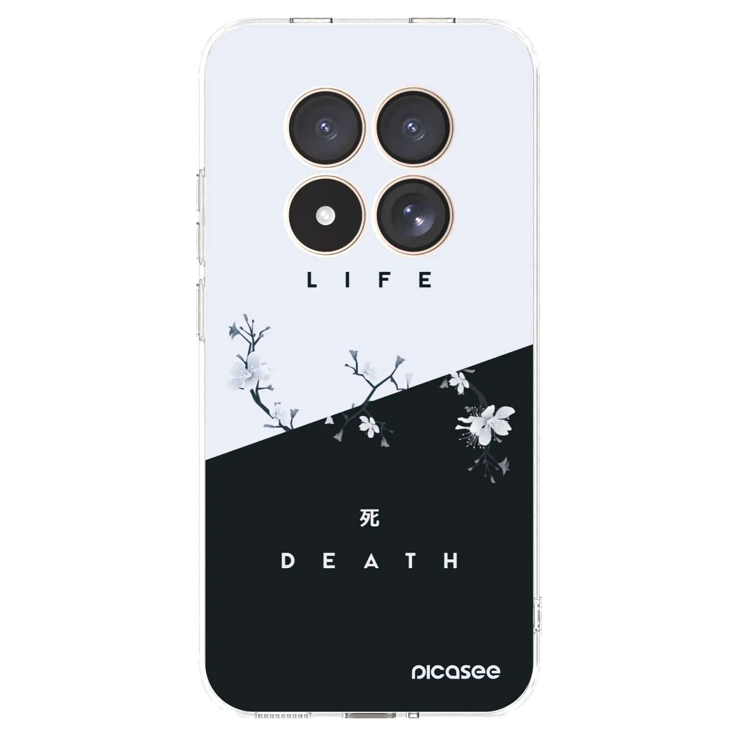 Picasee silikonski prozorni ovitek za Xiaomi Redmi Note 15 Pro 4G - Life - Death