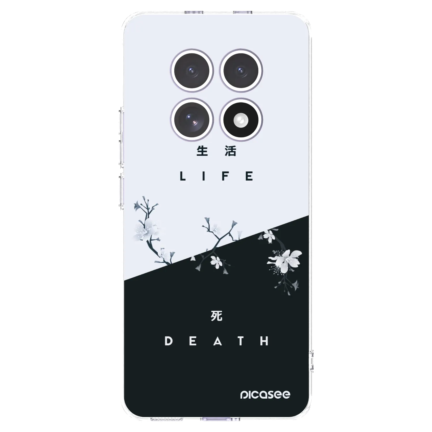 Picasee silikonski prozorni ovitek za Xiaomi Redmi Note 15 - Life - Death