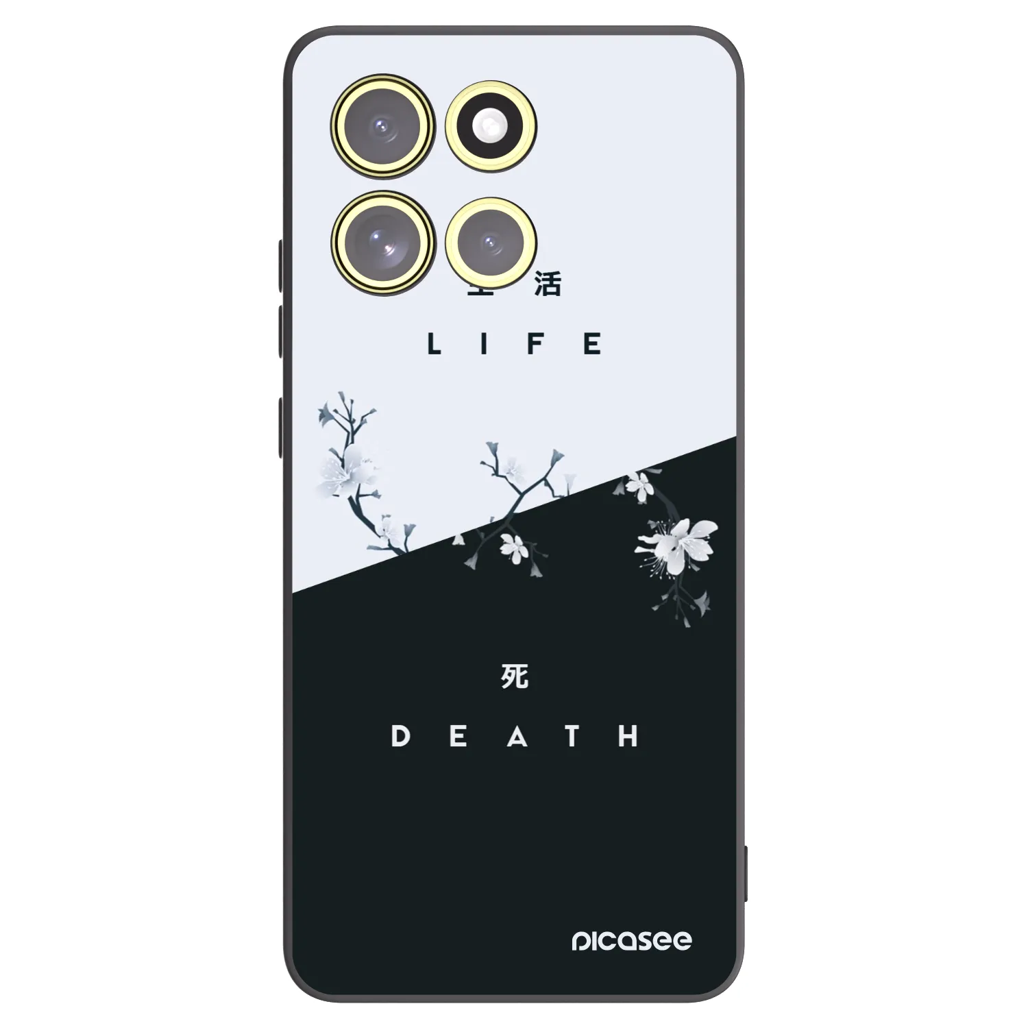 Picasee silikonski črni ovitek za Motorola Moto G86 Power 5G - Life - Death