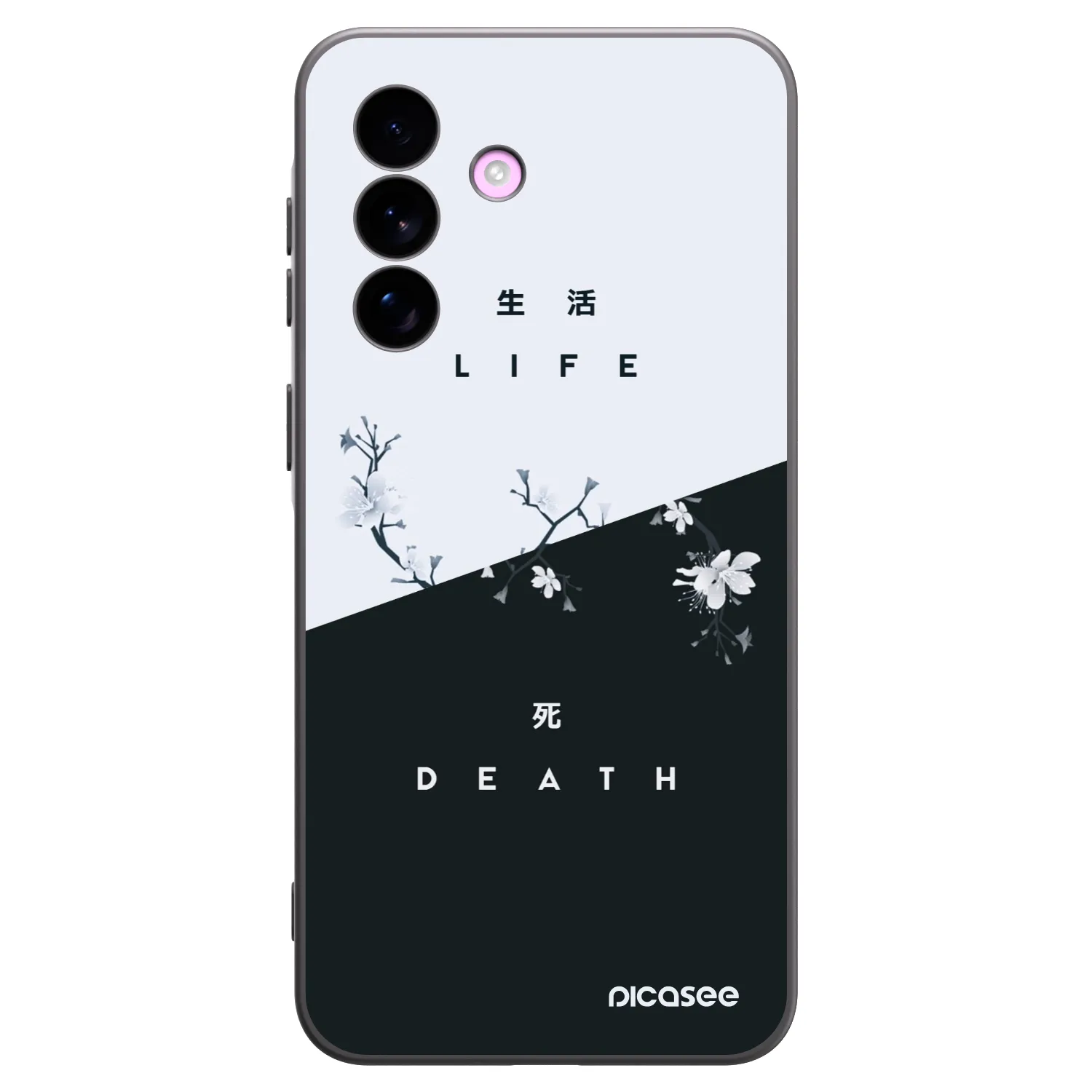Picasee silikonski črni ovitek za Samsung Galaxy A57 5G - Life - Death