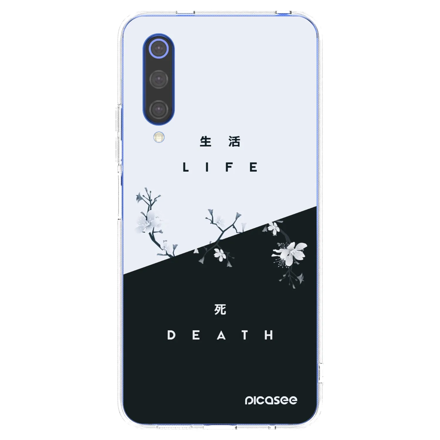 Picasee silikonski prozorni ovitek za Xiaomi Mi 9 SE - Life - Death