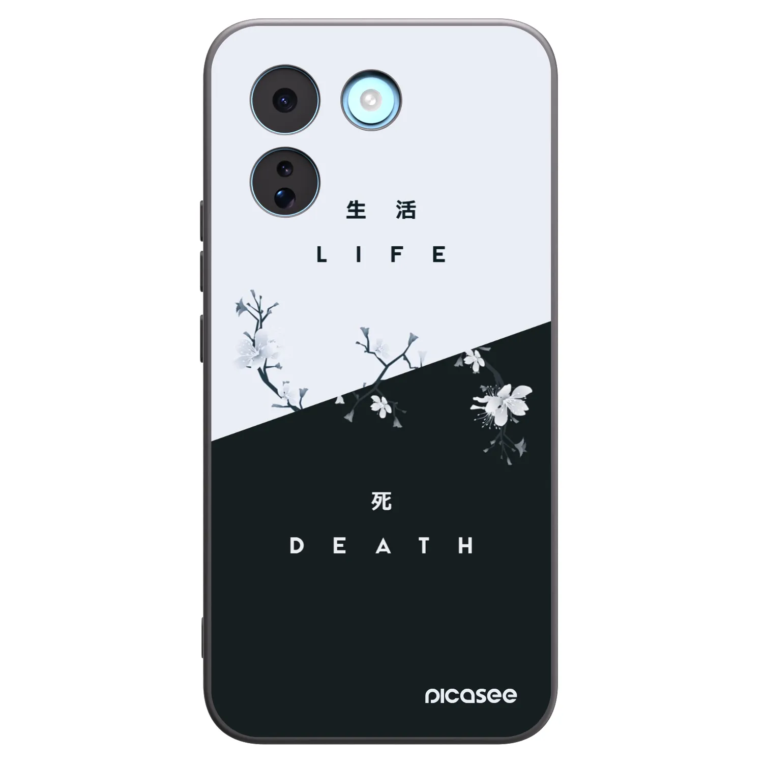 Picasee silikonski črni ovitek za Xiaomi Redmi Note 17 Pro MAX 5G - Life - Death