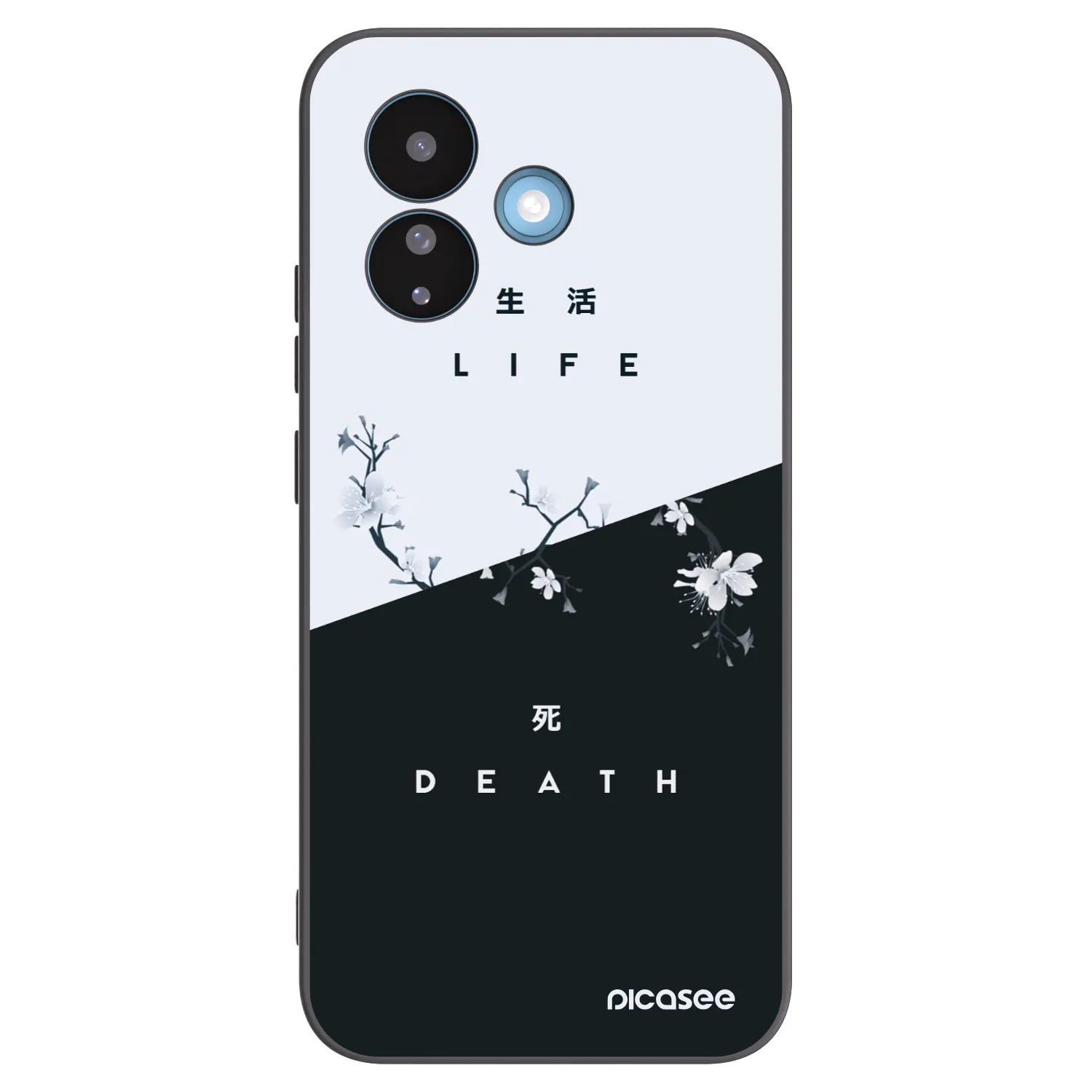 Picasee silikonski črni ovitek za Xiaomi Redmi Note 17 Pro 5G - Life - Death