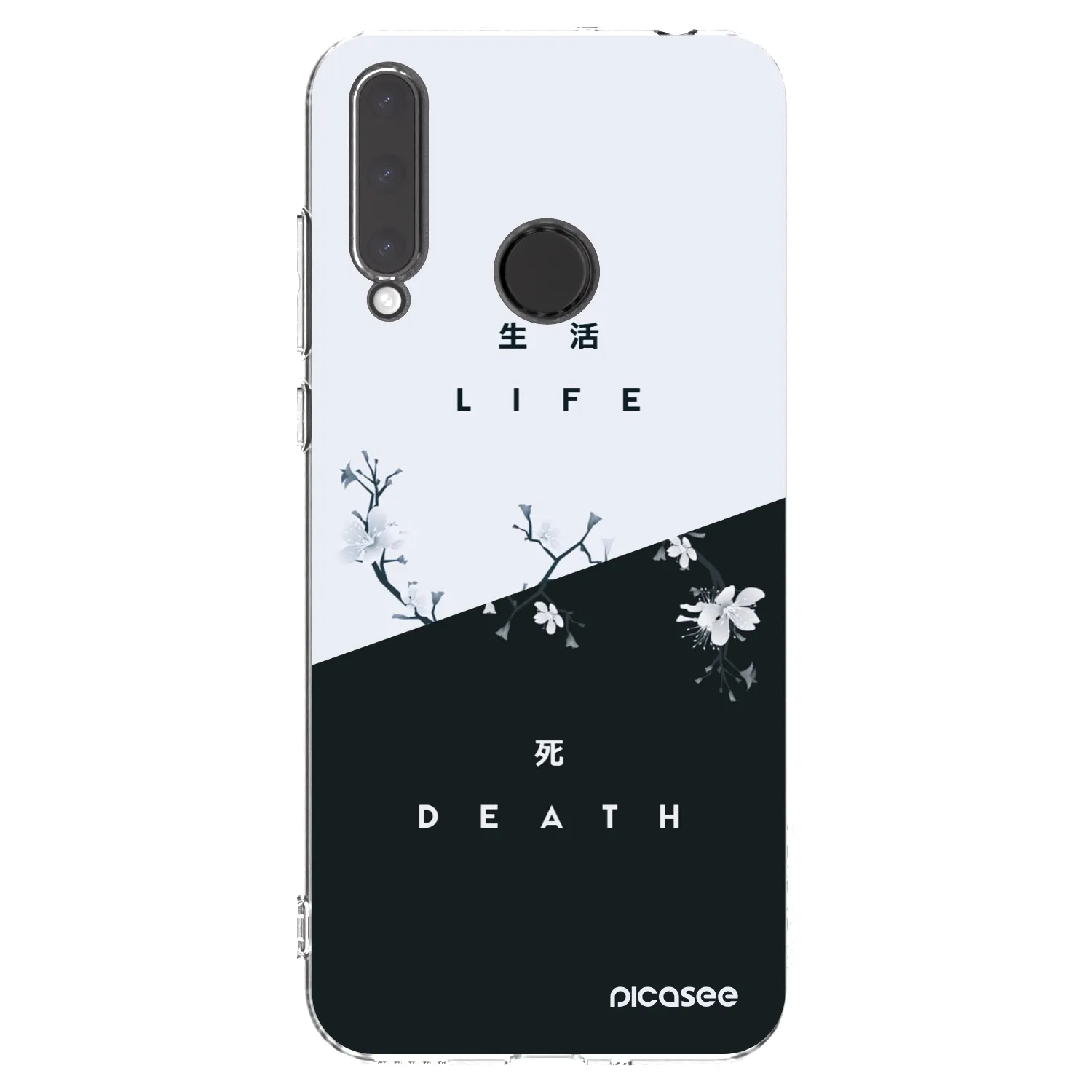 Picasee silikonski prozorni ovitek za Honor 20 Lite - Life - Death