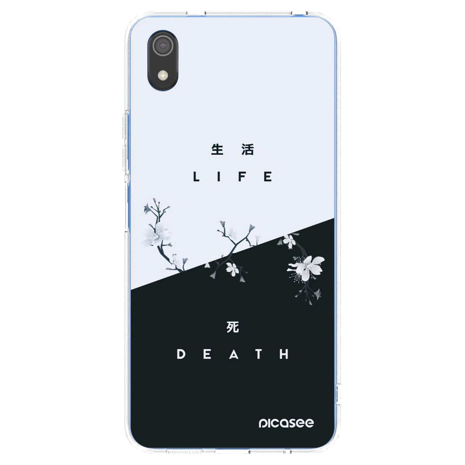Picasee silikonski prozorni ovitek za Xiaomi Redmi 7A - Life - Death