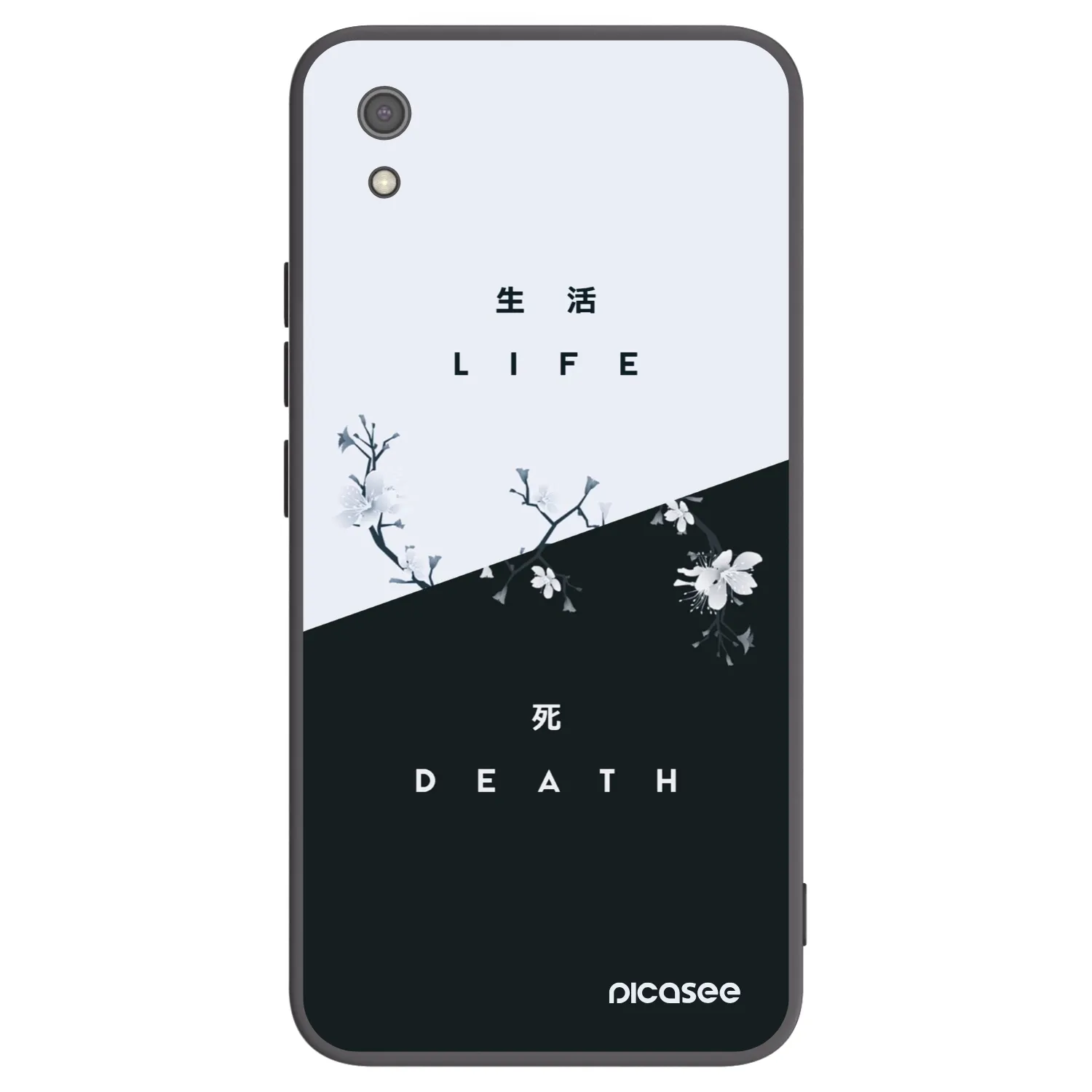 Picasee silikonski črni ovitek za Xiaomi Redmi 7A - Life - Death
