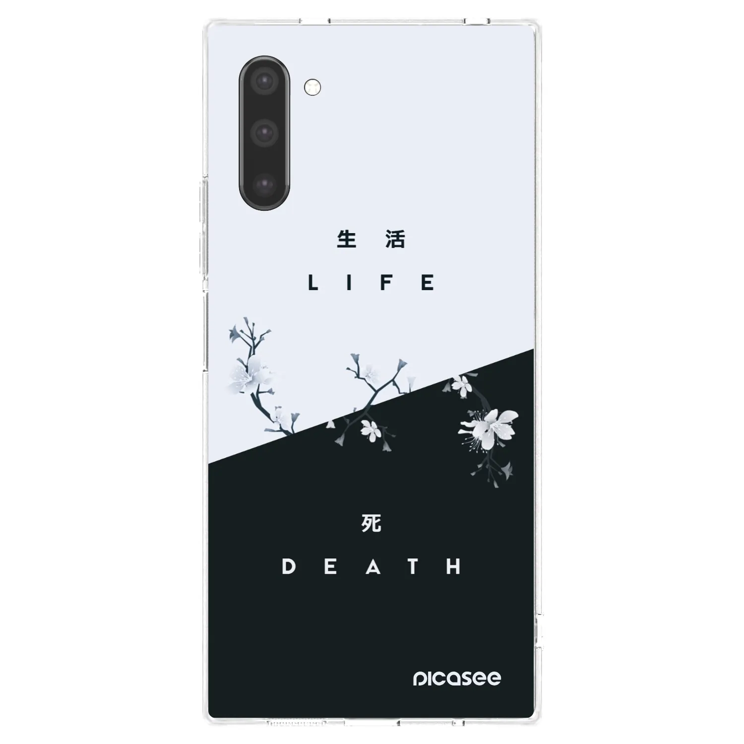 Picasee silikonski prozorni ovitek za Samsung Galaxy Note 10 N970F - Life - Death