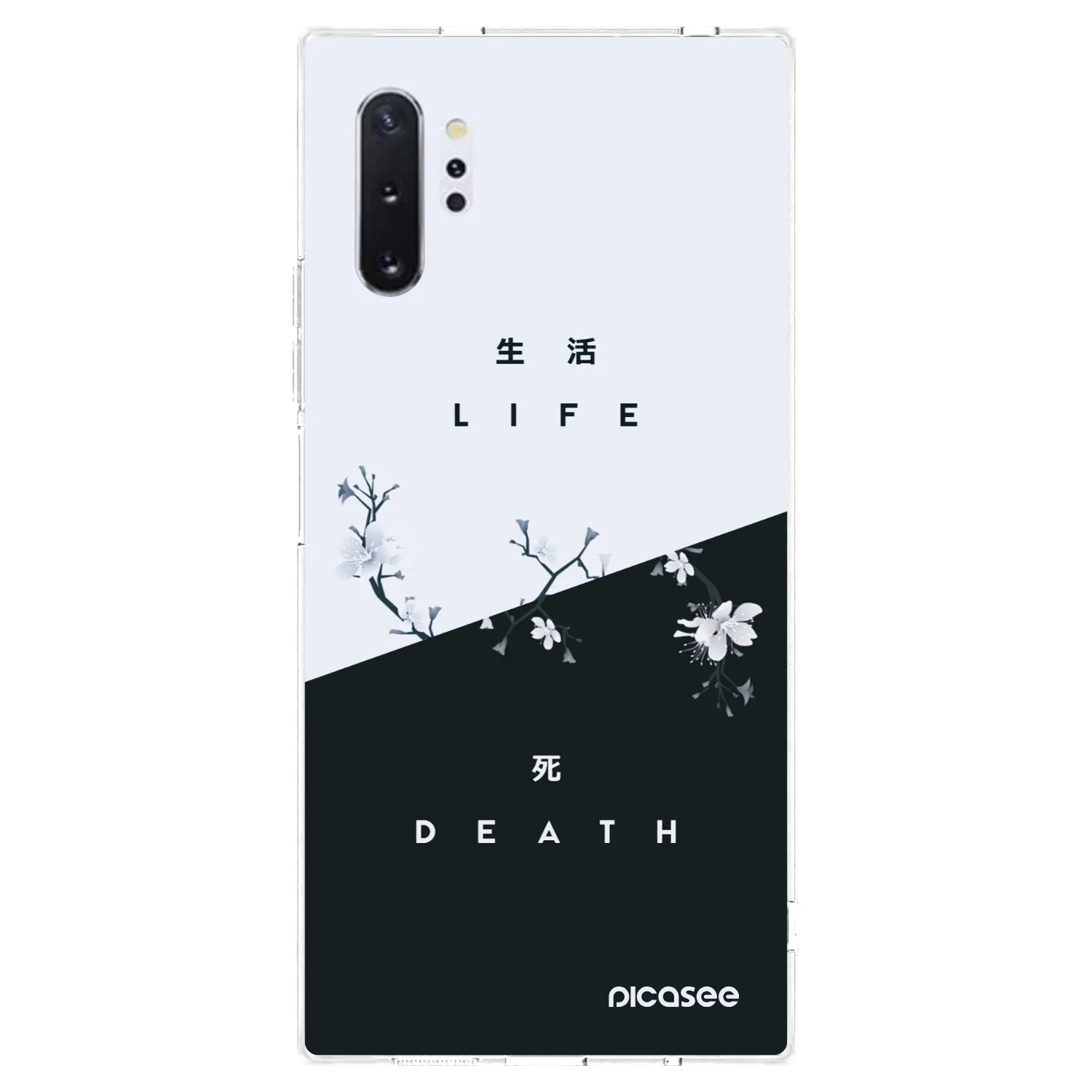 Picasee silikonski prozorni ovitek za Samsung Galaxy Note 10+ N975F - Life - Death