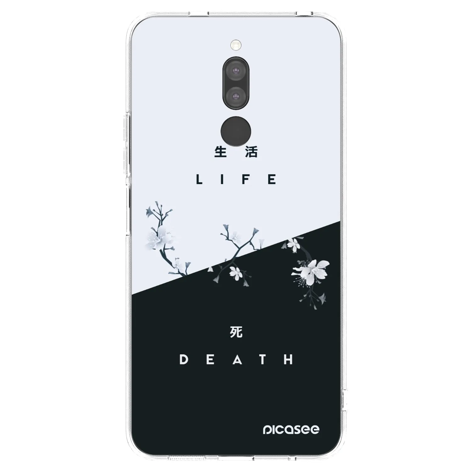 Picasee silikonski prozorni ovitek za Xiaomi Redmi 8 - Life - Death