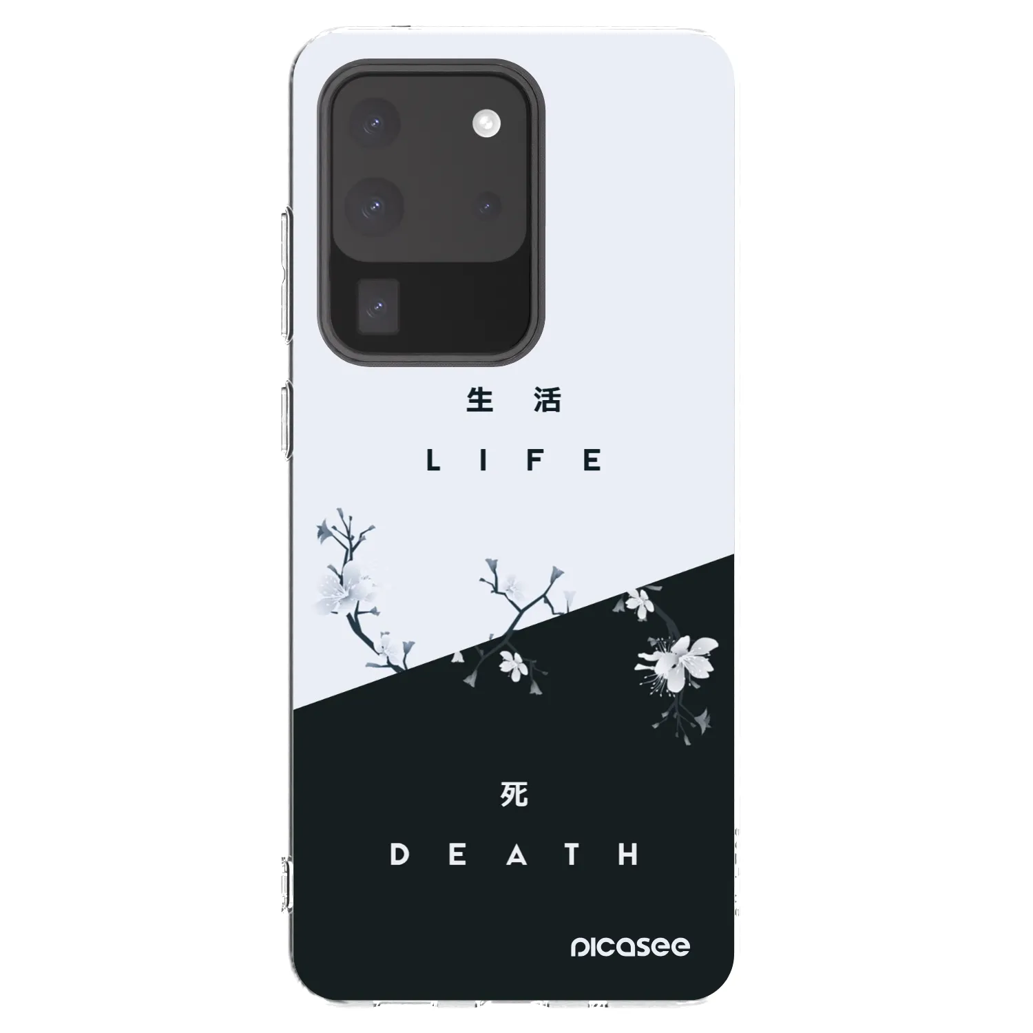 Picasee silikonski prozorni ovitek za Samsung Galaxy S20 Ultra 5G G988F - Life - Death
