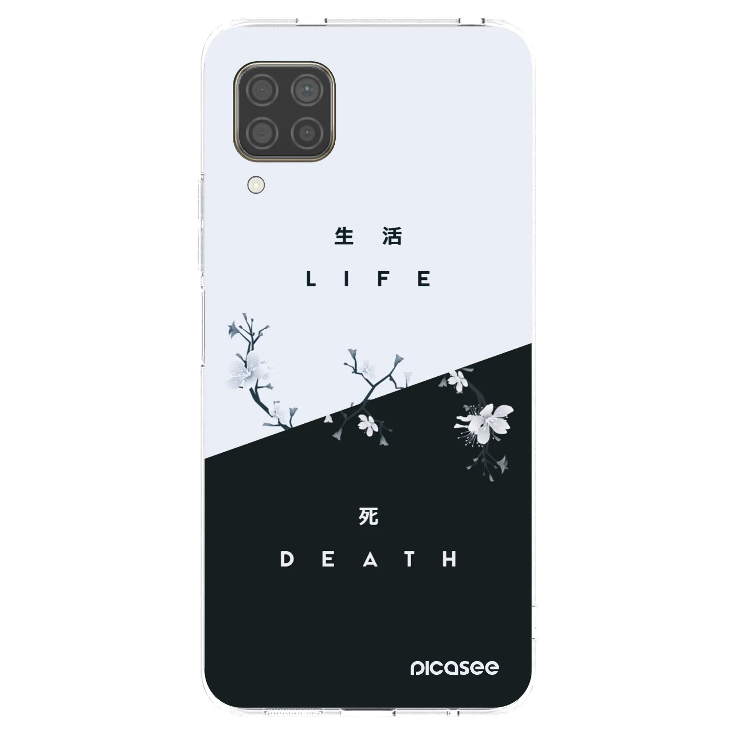 Picasee silikonski prozorni ovitek za Huawei P40 Lite - Life - Death