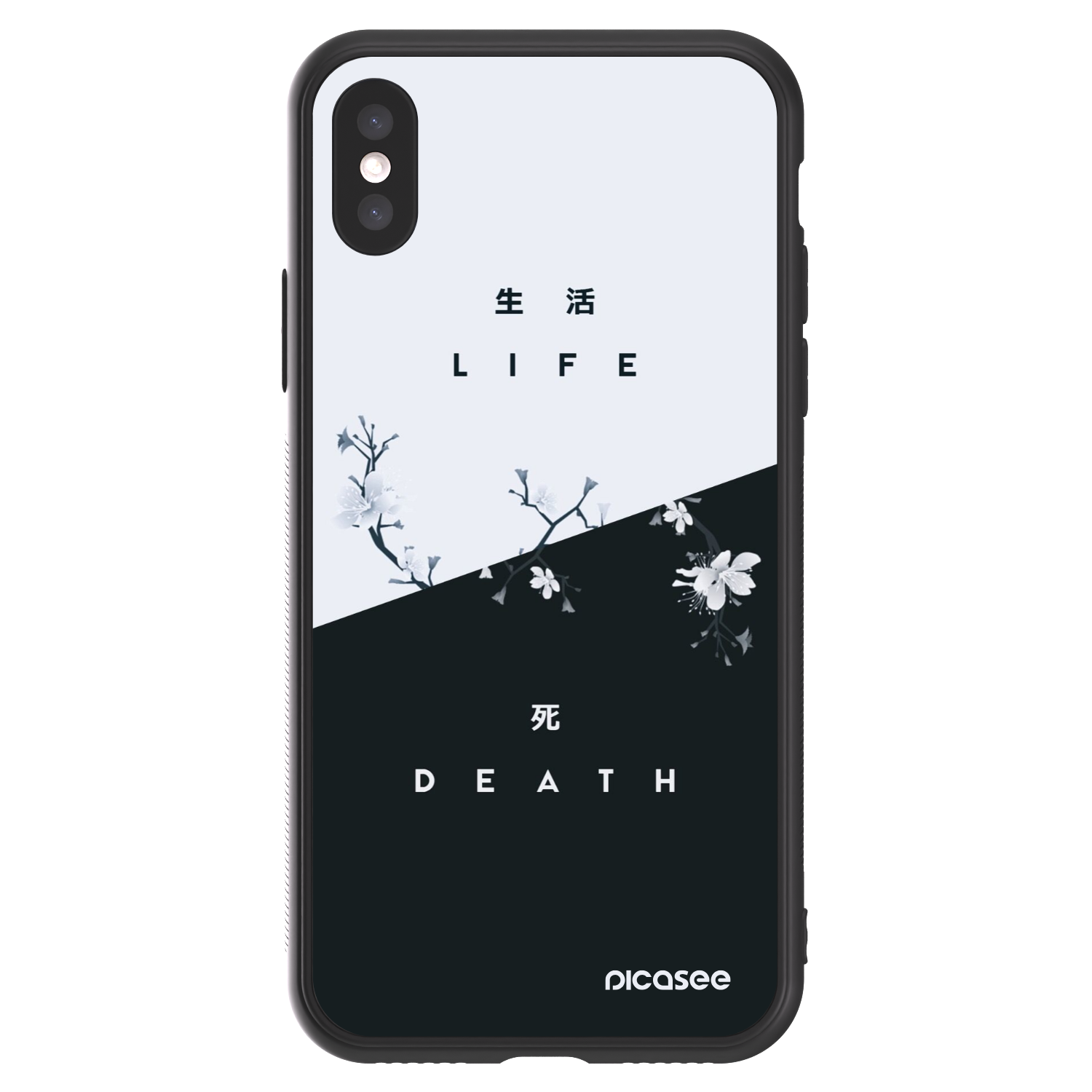 Picasee ULTIMATE CASE za Apple iPhone X/XS - Life - Death