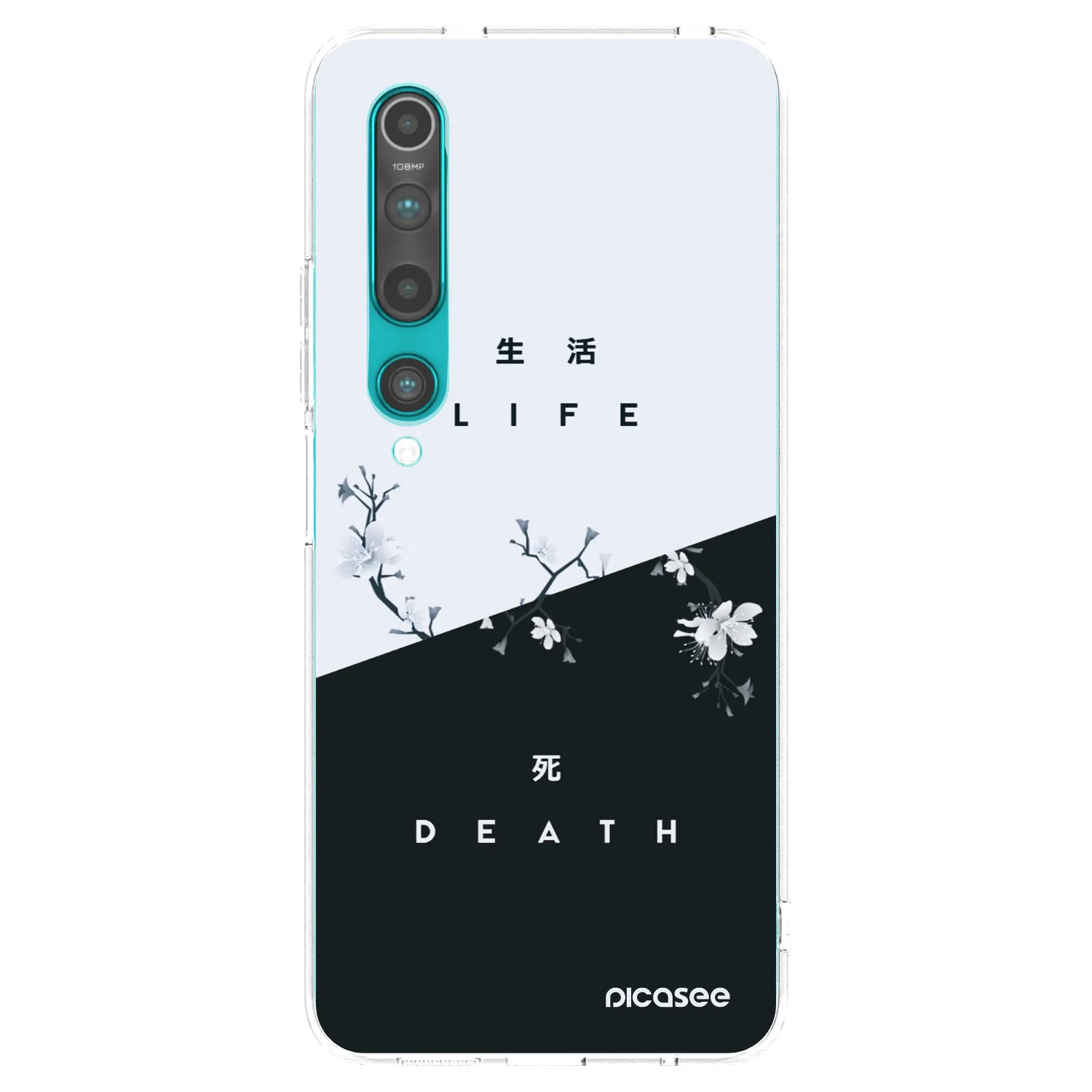 Picasee silikonski prozorni ovitek za Xiaomi Mi 10 - Life - Death