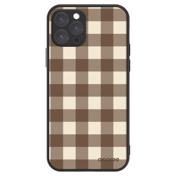 Picasee ULTIMATE CASE za Apple iPhone 12 Pro - Brown grid
