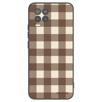 Ovitek za Realme 8 4G - Brown grid