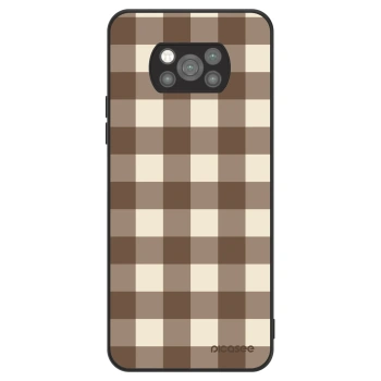Ovitek za Xiaomi Poco X3 Pro - Brown grid