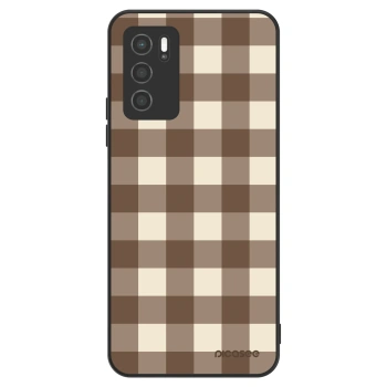 Ovitek za OPPO A16 - Brown grid