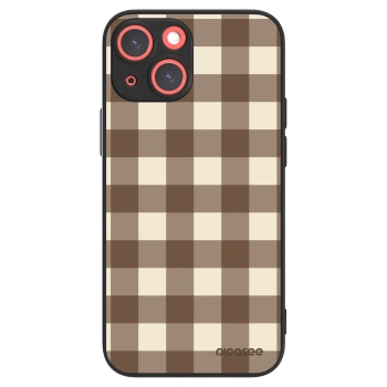 Picasee ULTIMATE CASE MagSafe za Apple iPhone 13 mini - Brown grid