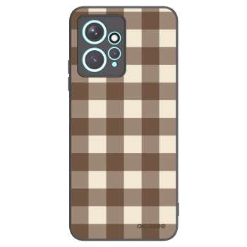 Picasee silikonski črni ovitek za Xiaomi Redmi Note 12 4G - Brown grid