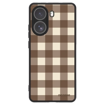 Ovitek za Xiaomi Poco X7 Pro 5G - Brown grid