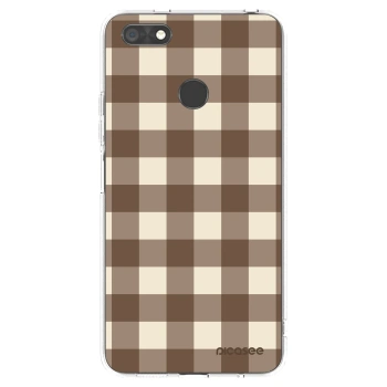 Ovitek za Huawei P9 Lite Mini - Brown grid
