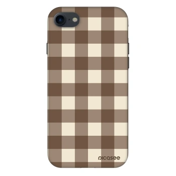 Ovitek za Apple iPhone 7 - Brown grid
