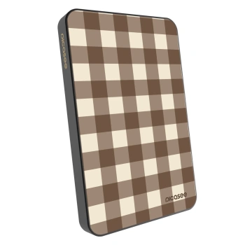 Prenosna baterija z MagSafe 5 000 mAh Siva - Brown grid